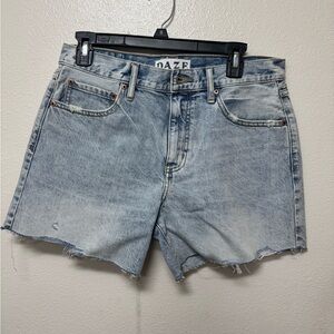 Women's Light Blue Denim Shorts